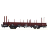 Wagon towarowy PKP platforma typ Ks Roco 76689 H0
